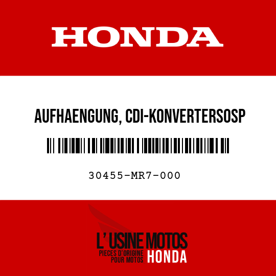 image de 30455-MR7-000 AUFHAENGUNG, CDI-KONVERTERSOSP