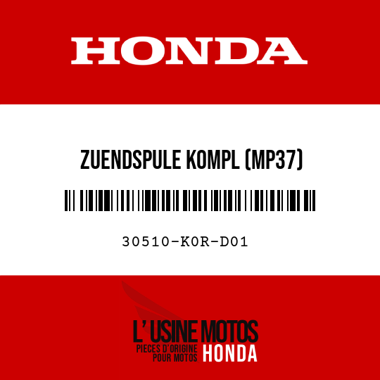 image de 30510-K0R-D01 ZUENDSPULE KOMPL (MP37)