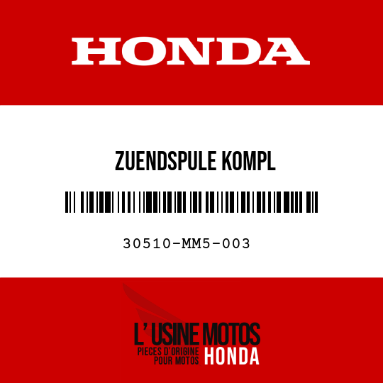 image de 30510-MM5-003 ZUENDSPULE KOMPL