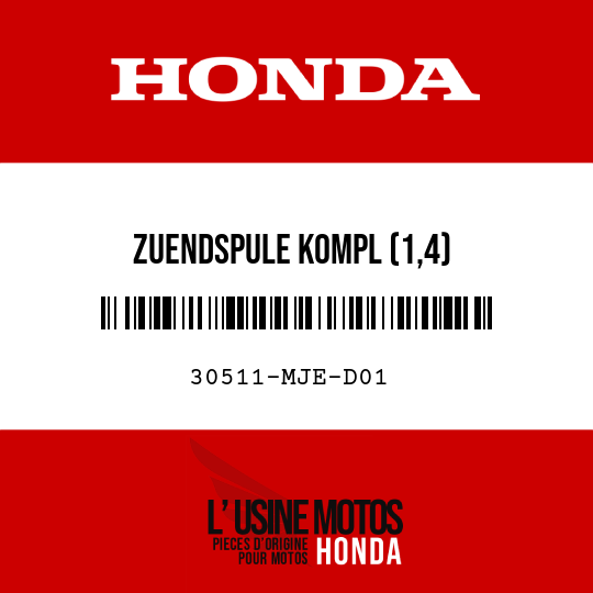 image de 30511-MJE-D01 ZUENDSPULE KOMPL (1,4)