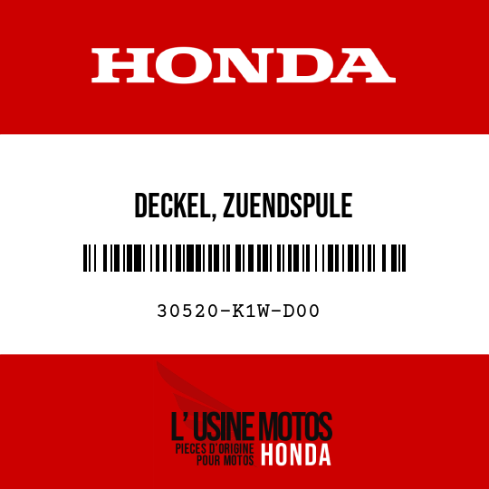 image de 30520-K1W-D00 DECKEL, ZUENDSPULE