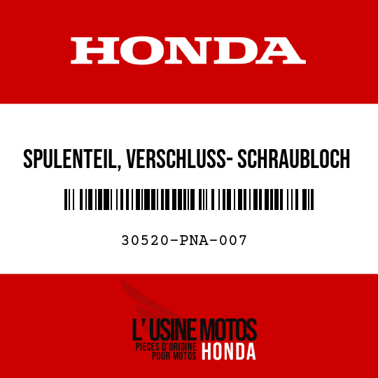 image de 30520-PNA-007 SPULENTEIL, VERSCHLUSS- SCHRAUBLOCH