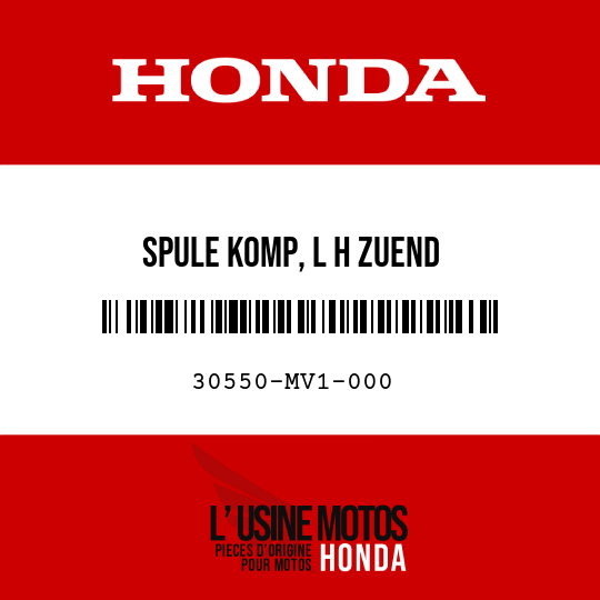 image de 30550-MV1-000 SPULE KOMP, L H ZUEND