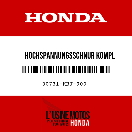image de 30731-KRJ-900 HOCHSPANNUNGSSCHNUR KOMPL