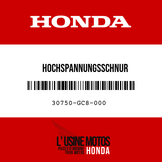 image de 30750-GC8-000 HOCHSPANNUNGSSCHNUR