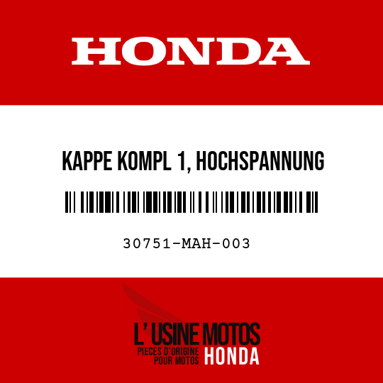 image de 30751-MAH-003 KAPPE KOMPL 1, HOCHSPANNUNG