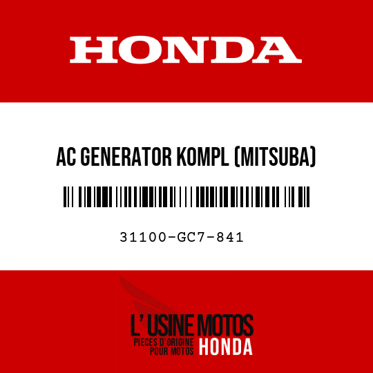 image de 31100-GC7-841 AC GENERATOR KOMPL (MITSUBA)