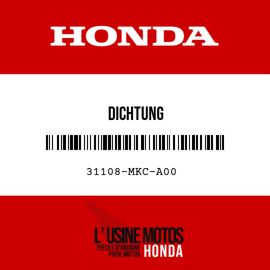 image de 31108-MKC-A00 DICHTUNG