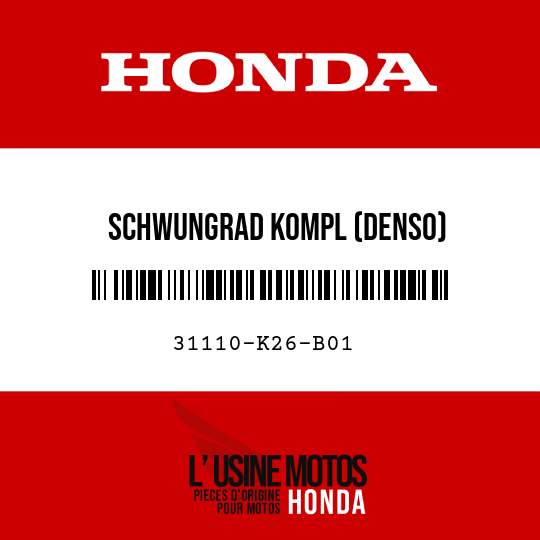 image de 31110-K26-B01 SCHWUNGRAD KOMPL (DENSO)