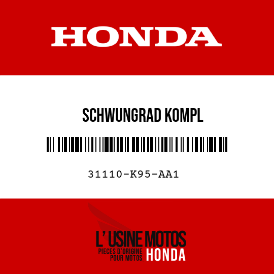 image de 31110-K95-AA1 SCHWUNGRAD KOMPL