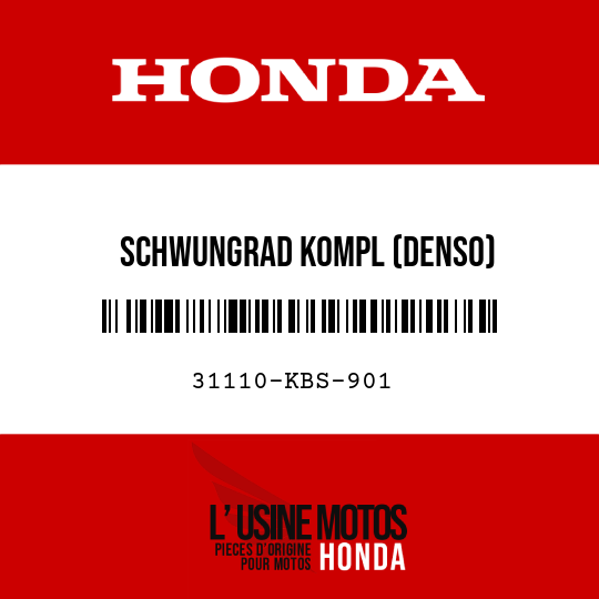image de 31110-KBS-901 SCHWUNGRAD KOMPL (DENSO)