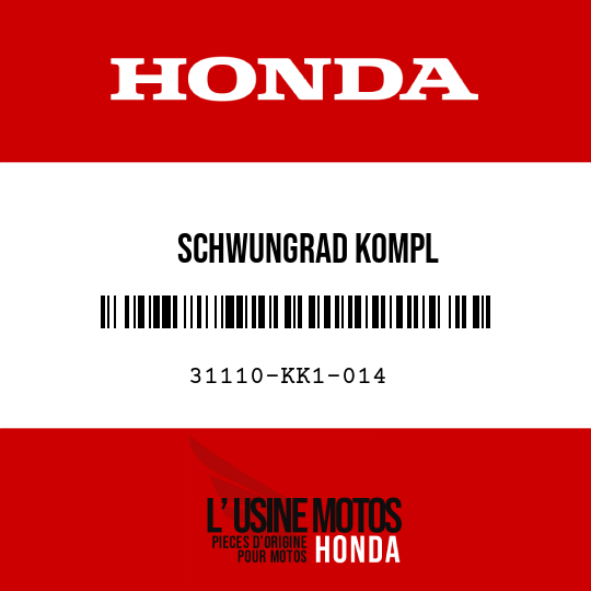 image de 31110-KK1-014 SCHWUNGRAD KOMPL