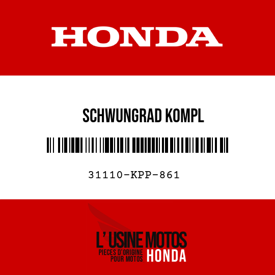 image de 31110-KPP-861 SCHWUNGRAD KOMPL