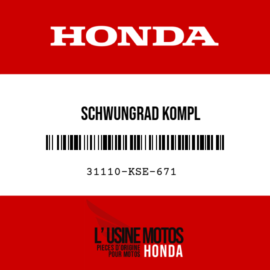image de 31110-KSE-671 SCHWUNGRAD KOMPL