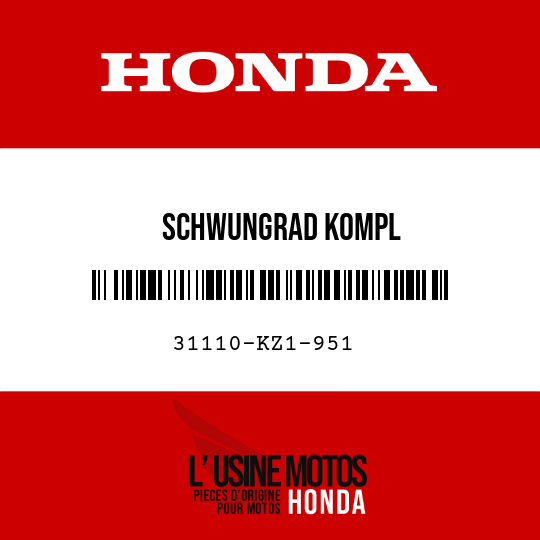image de 31110-KZ1-951 SCHWUNGRAD KOMPL