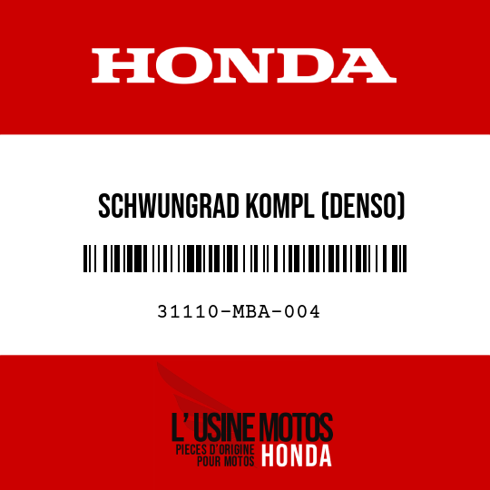 image de 31110-MBA-004 SCHWUNGRAD KOMPL (DENSO)
