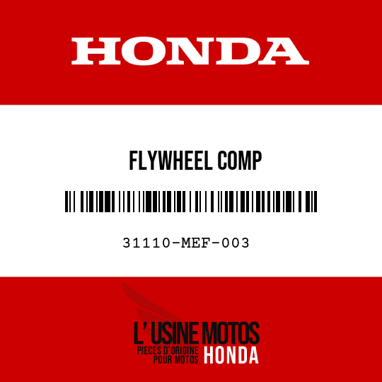 image de 31110-MEF-003 FLYWHEEL COMP
