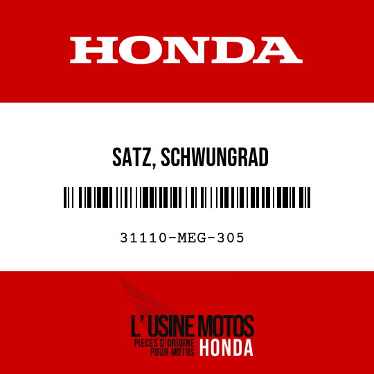 image de 31110-MEG-305 SATZ, SCHWUNGRAD