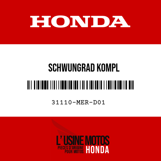 image de 31110-MER-D01 SCHWUNGRAD KOMPL