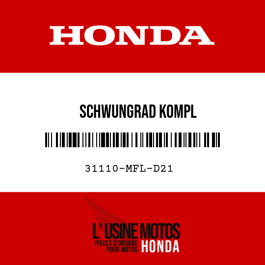 image de 31110-MFL-D21 SCHWUNGRAD KOMPL