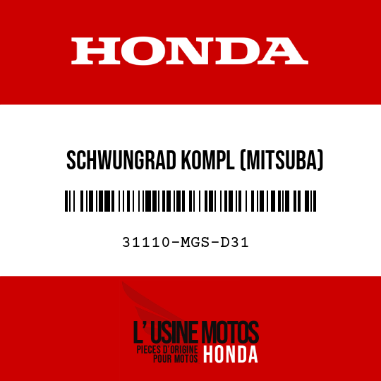 image de 31110-MGS-D31 SCHWUNGRAD KOMPL (MITSUBA)