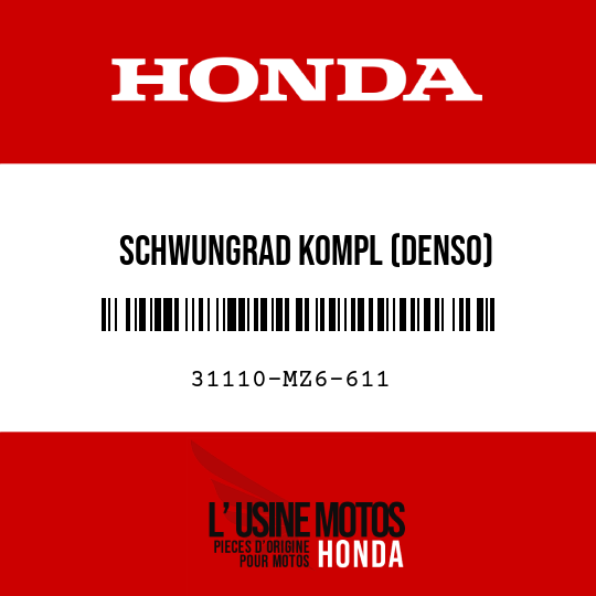 image de 31110-MZ6-611 SCHWUNGRAD KOMPL (DENSO)