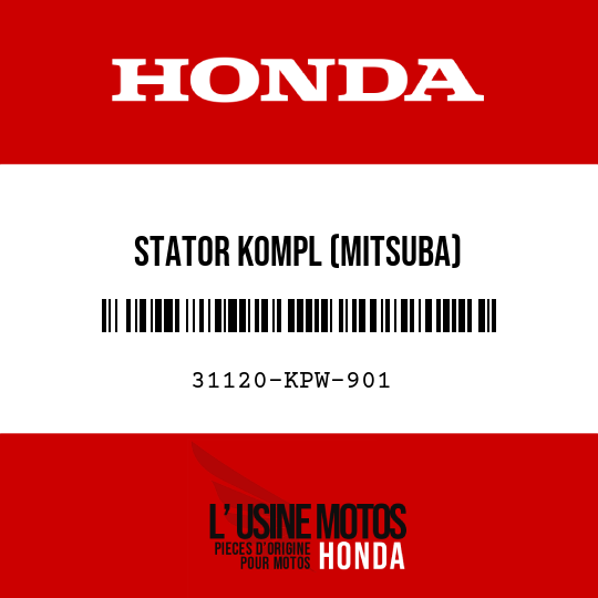 image de 31120-KPW-901 STATOR KOMPL (MITSUBA)