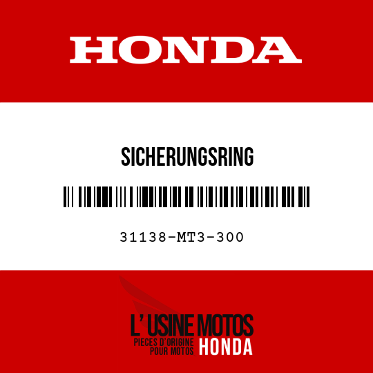image de 31138-MT3-300 SICHERUNGSRING