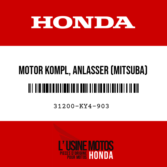 image de 31200-KY4-903 MOTOR KOMPL, ANLASSER (MITSUBA)