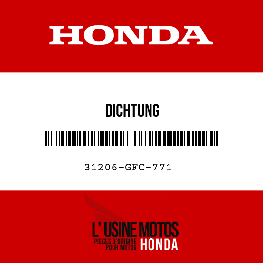 image de 31206-GFC-771 DICHTUNG