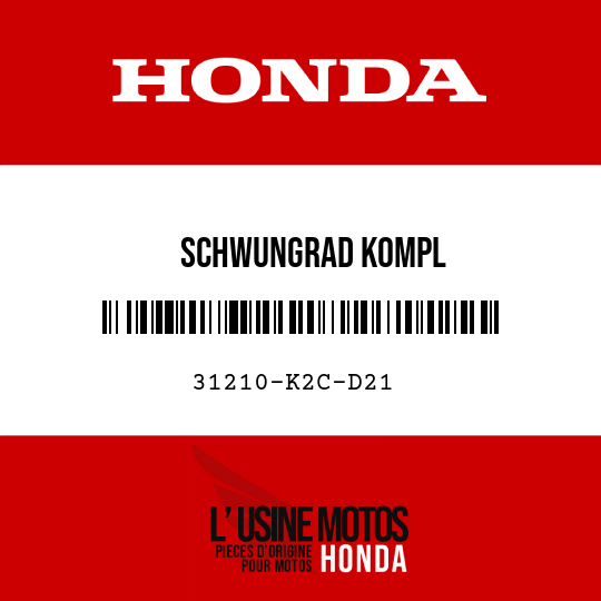 image de 31210-K2C-D21 SCHWUNGRAD KOMPL
