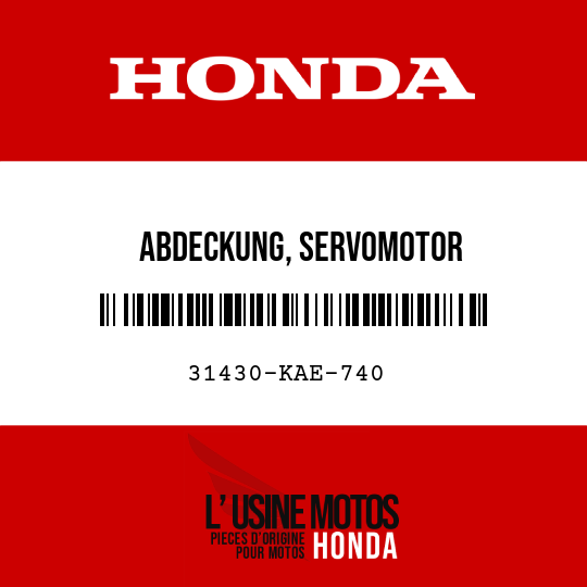 image de 31430-KAE-740 ABDECKUNG, SERVOMOTOR