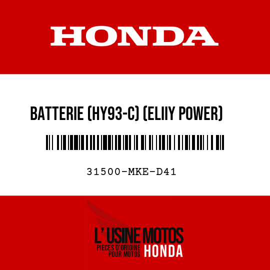 image de 31500-MKE-D41 BATTERIE (HY93-C) (ELIIY POWER)