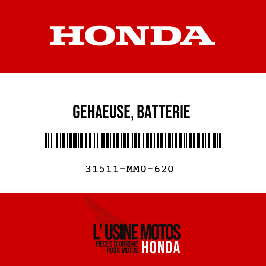 image de 31511-MM0-620 GEHAEUSE, BATTERIE