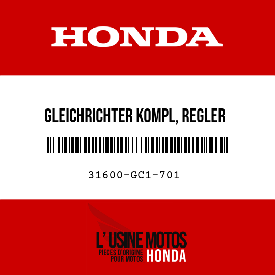 image de 31600-GC1-701 GLEICHRICHTER KOMPL, REGLER