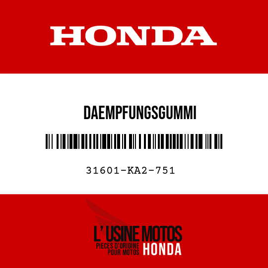 image de 31601-KA2-751 DAEMPFUNGSGUMMI