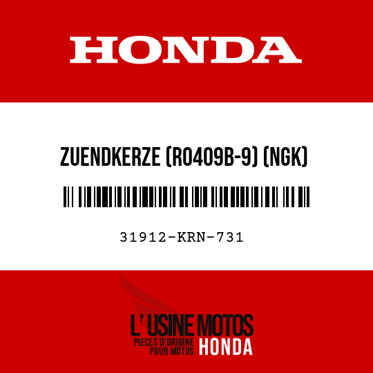 image de 31912-KRN-731 ZUENDKERZE (R0409B-9) (NGK)