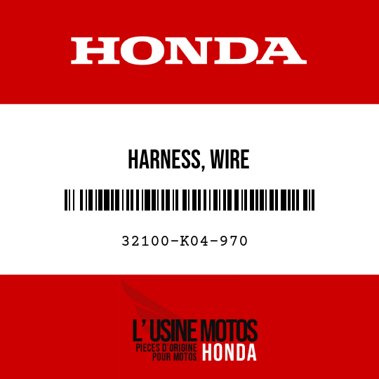 image de 32100-K04-970 HARNESS, WIRE