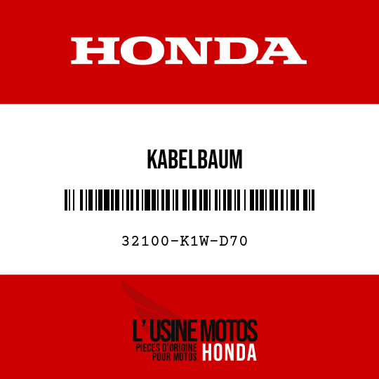image de 32100-K1W-D70 KABELBAUM
