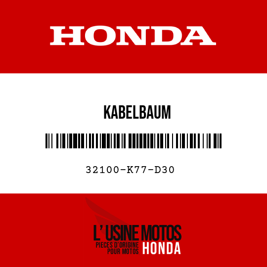 image de 32100-K77-D30 KABELBAUM