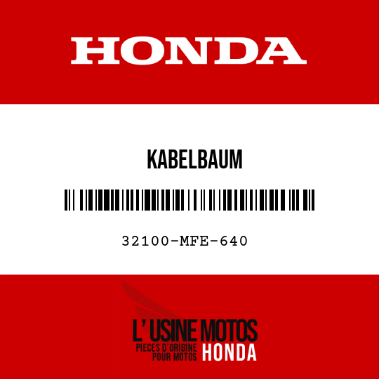 image de 32100-MFE-640 KABELBAUM