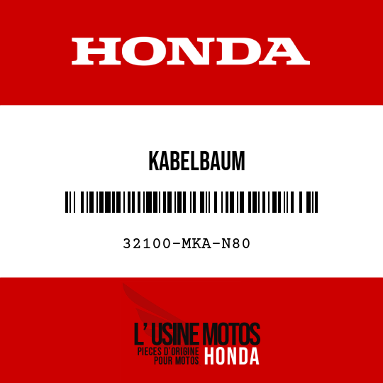 image de 32100-MKA-N80 KABELBAUM