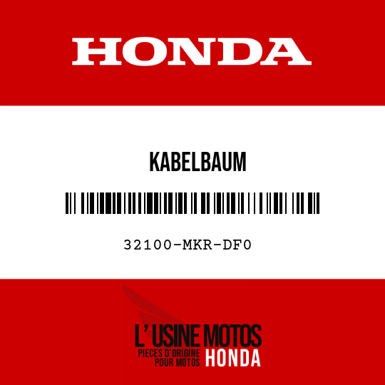 image de 32100-MKR-DF0 KABELBAUM