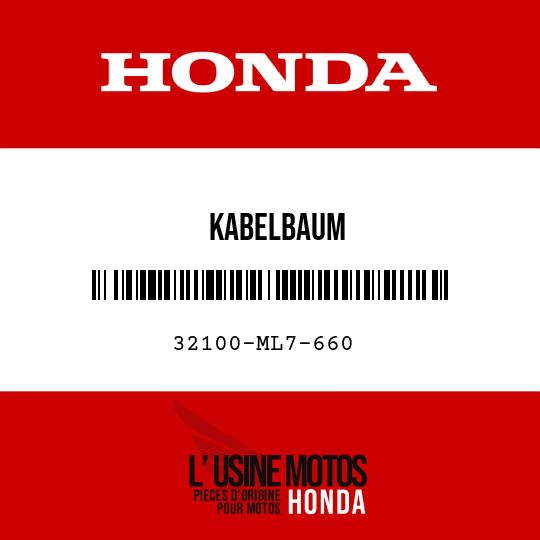 image de 32100-ML7-660 KABELBAUM