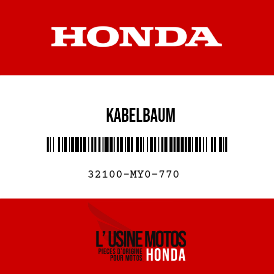 image de 32100-MY0-770 KABELBAUM