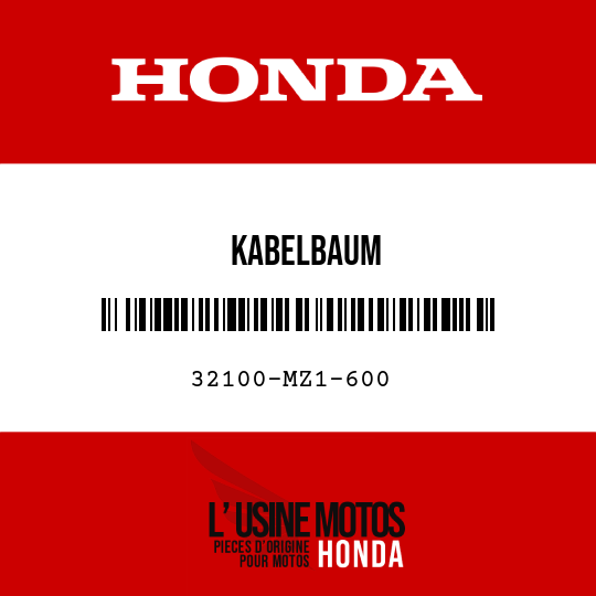 image de 32100-MZ1-600 KABELBAUM
