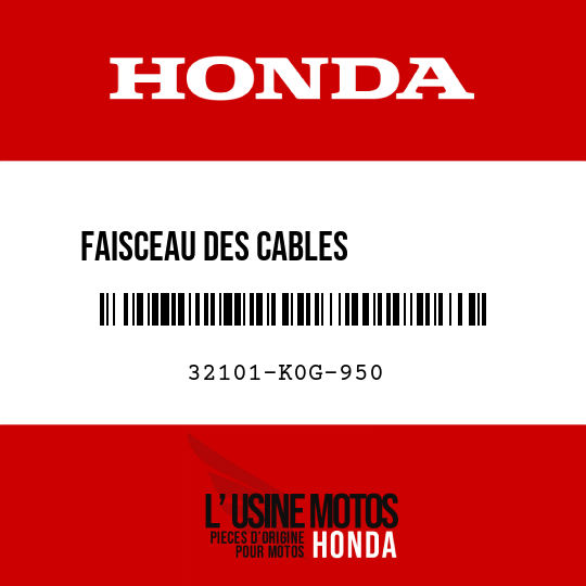 image de 32101-K0G-950 FAISCEAU DES CABLES           AUXILIAIRE, AV