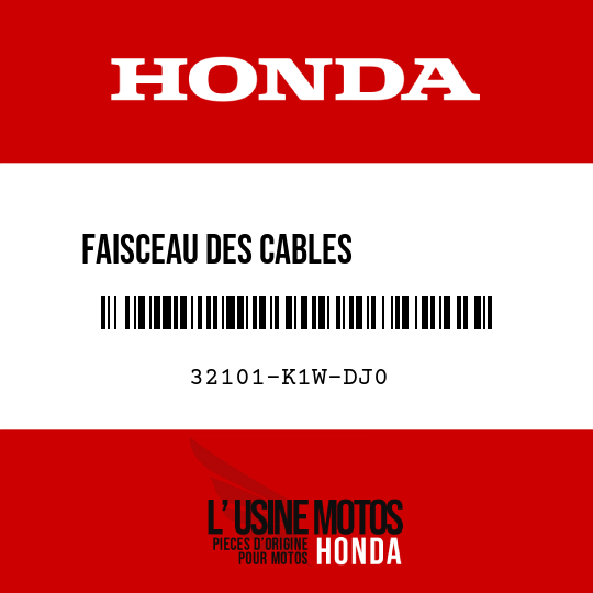 image de 32101-K1W-DJ0 FAISCEAU DES CABLES           AUXILIAIRE, AV