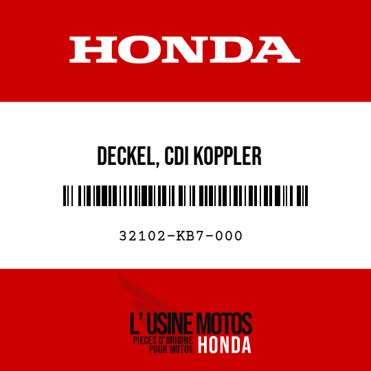 image de 32102-KB7-000 DECKEL, CDI KOPPLER