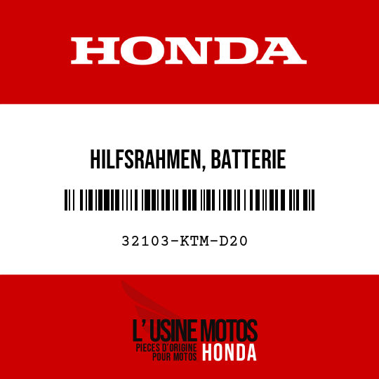 image de 32103-KTM-D20 HILFSRAHMEN, BATTERIE